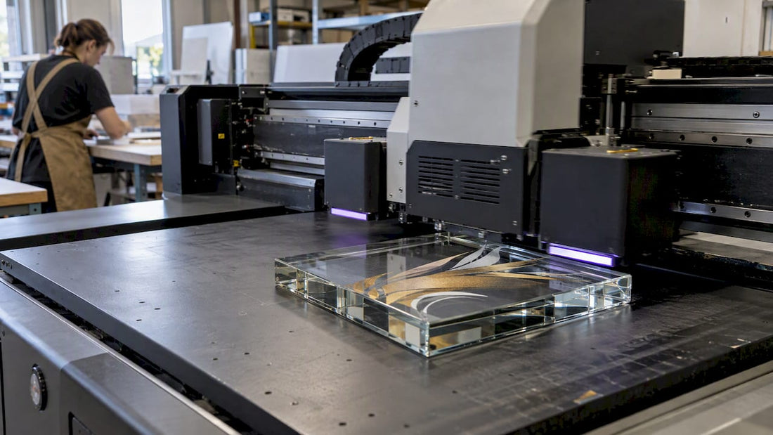 UV-Druck auf Glas: Verfahren, Grenzen und Einsatz bei Awards