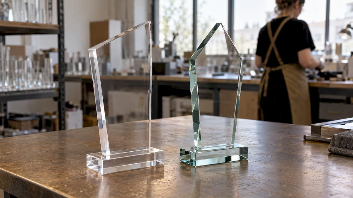 Direkter Materialvergleich: Acryl- versus Glasawards
