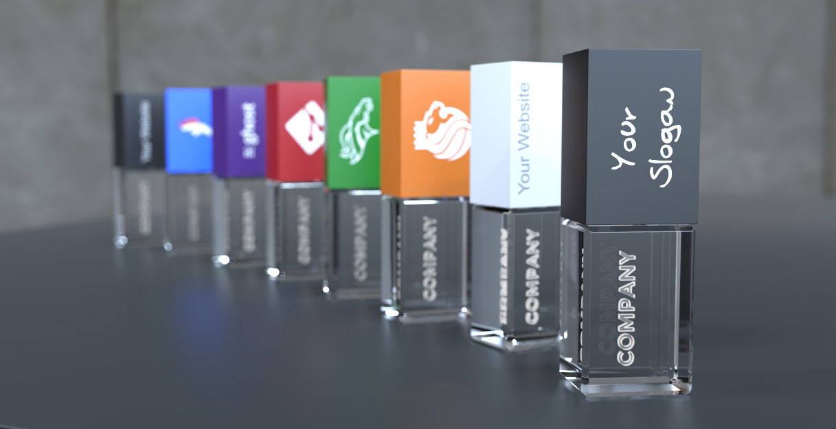 USB Sticks aus Glas