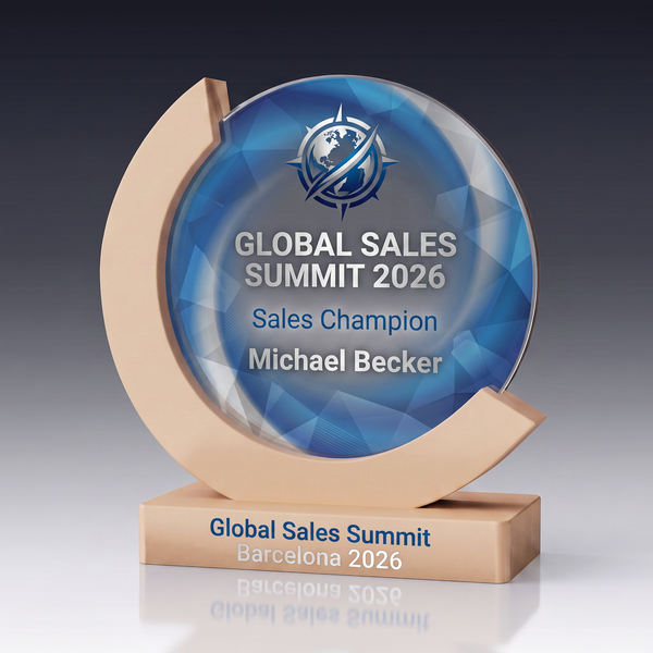 Trophy-WOODEN CIRCLE