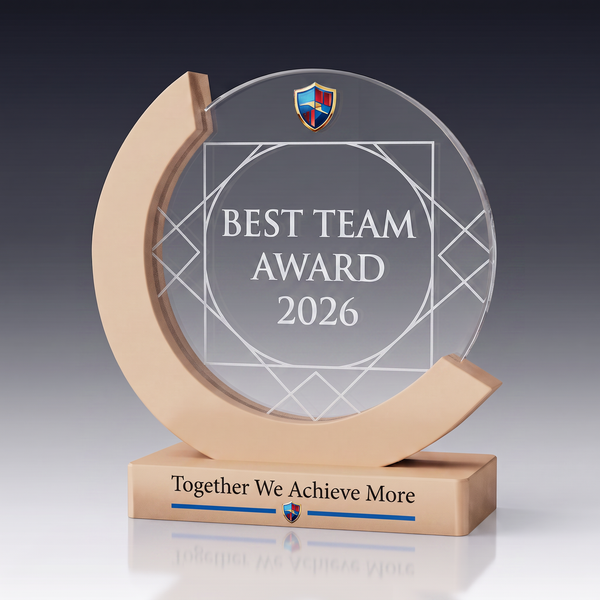 Trophy-WOODEN CIRCLE