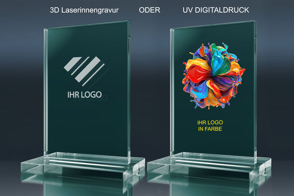 Trophy Window – edle Kristallglas-Trophäe mit innovativem Fensterdesign und hochwertigem Sockel, perfekt für außergewöhnliche Auszeichnungen und individuelle Gravuren