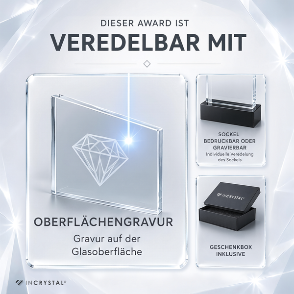 Größen und Veredelungsmöglichkeiten für Trophy STAR